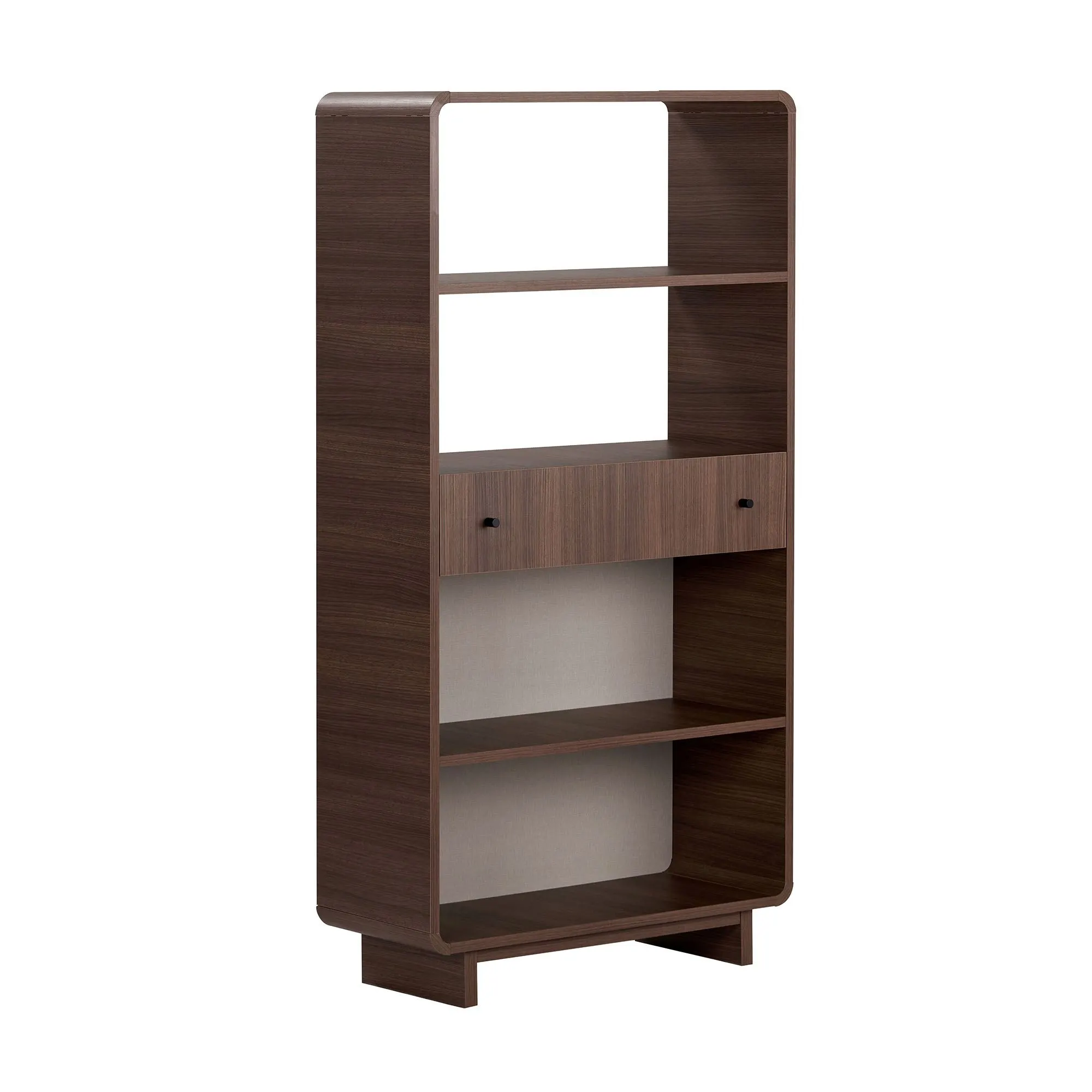 Regał otwarty SENZA z szufladą 78 cm orzech Milano - ASI_632NRD1118