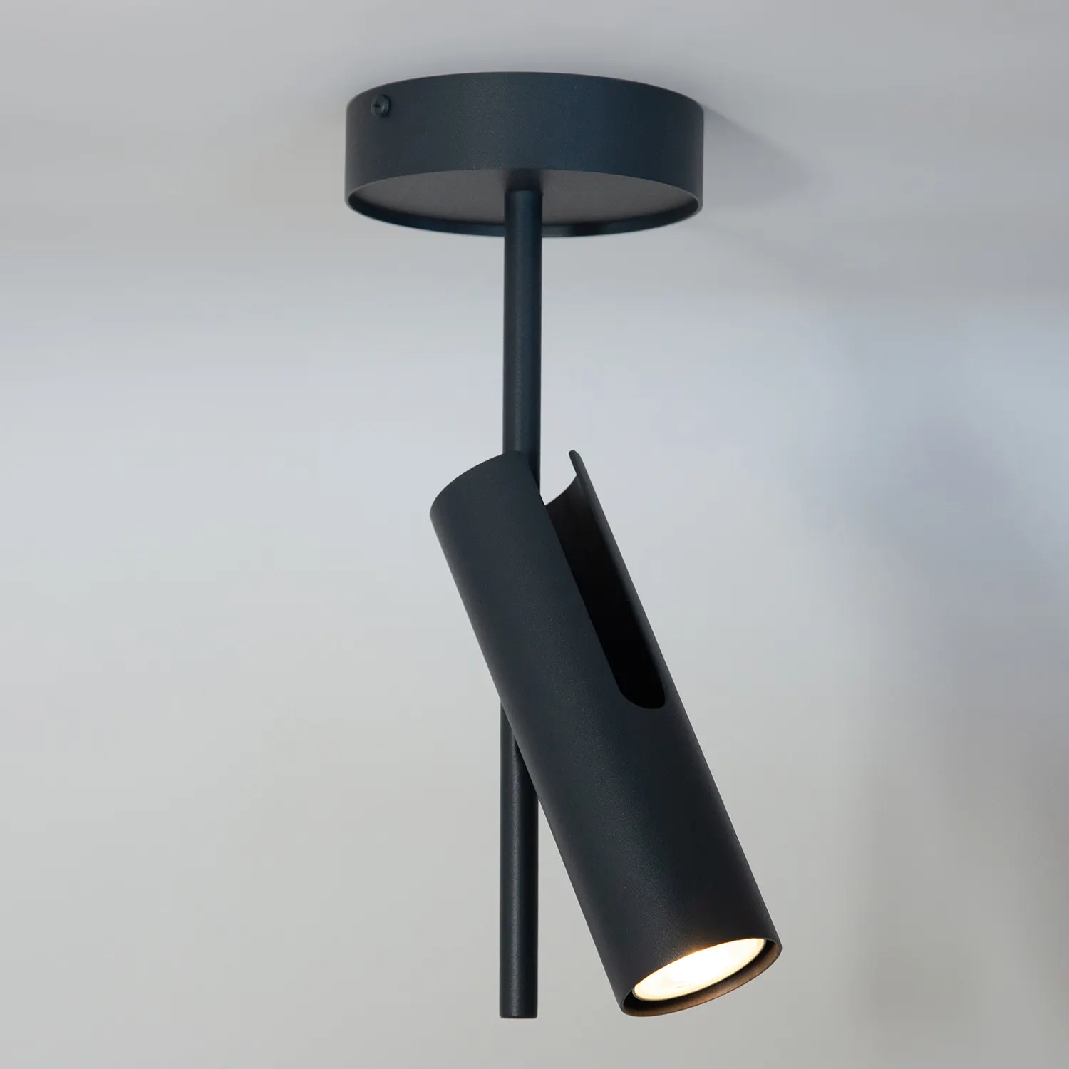 Plafon stalowy LEDA 1 ciemna oliwka - SI_41145