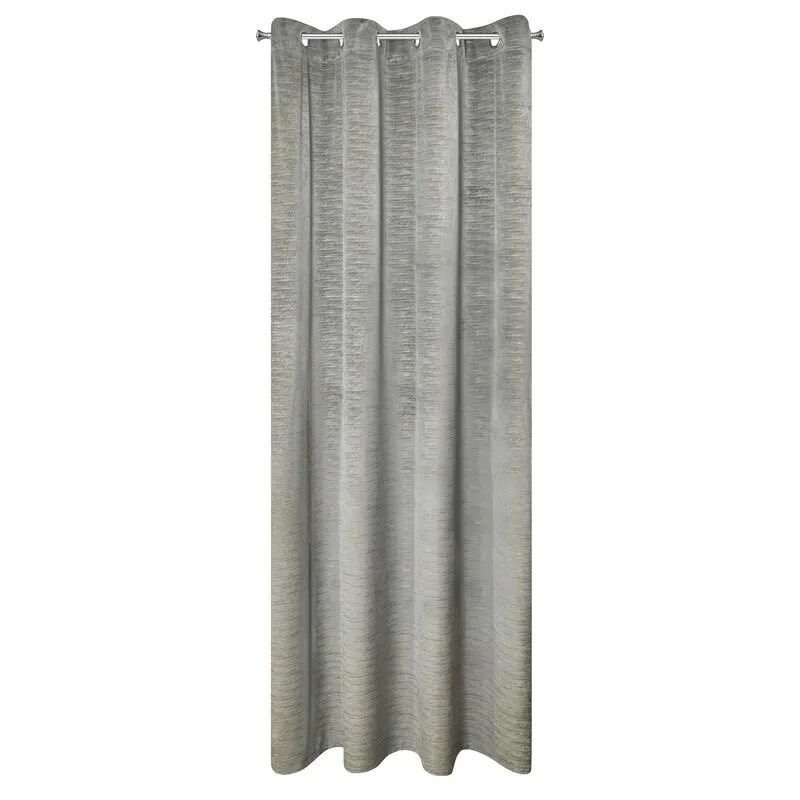 ZASŁONA GOTOWA ALUVIA 140X250 CM STALOWY - EU_361905