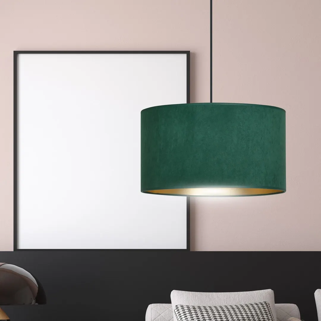 Lampa wisząca HILDE 1 czarny zielony — zdjęcie 7