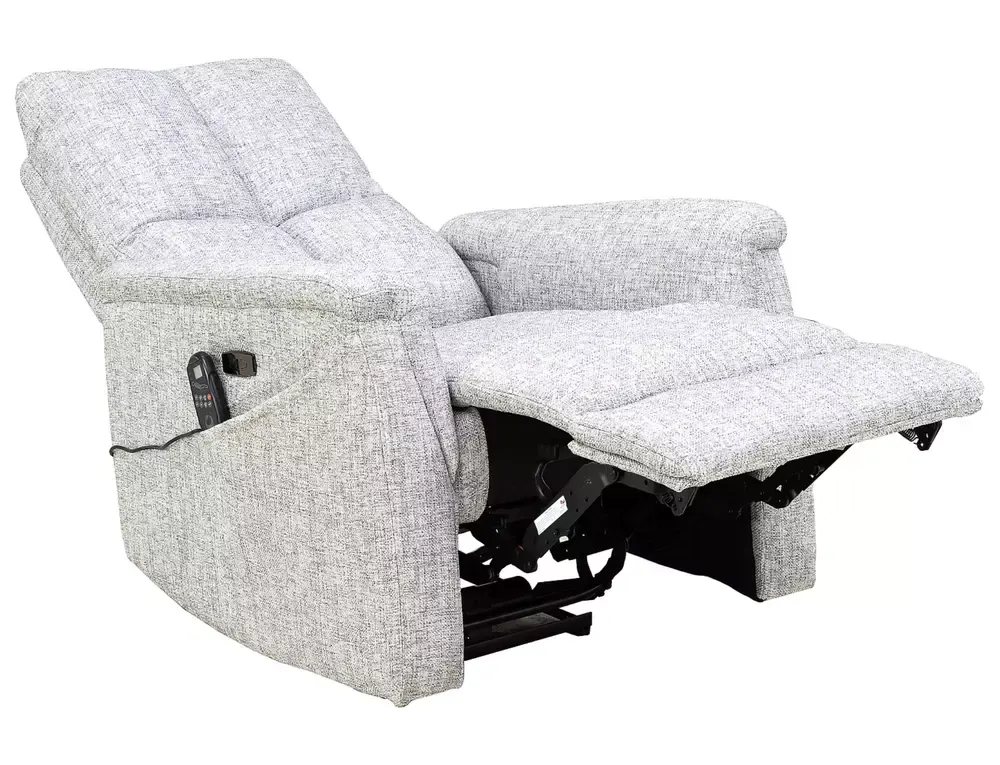 Fotel rozkładany NEPTUN M (funkcja masażui podgrzewania) VELVET czarrny BLUVEL 19 - NEPTUNMVC