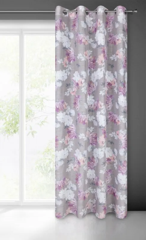ZASŁONA GOTOWA SHERRY 140 X 250 CM SREBRNY