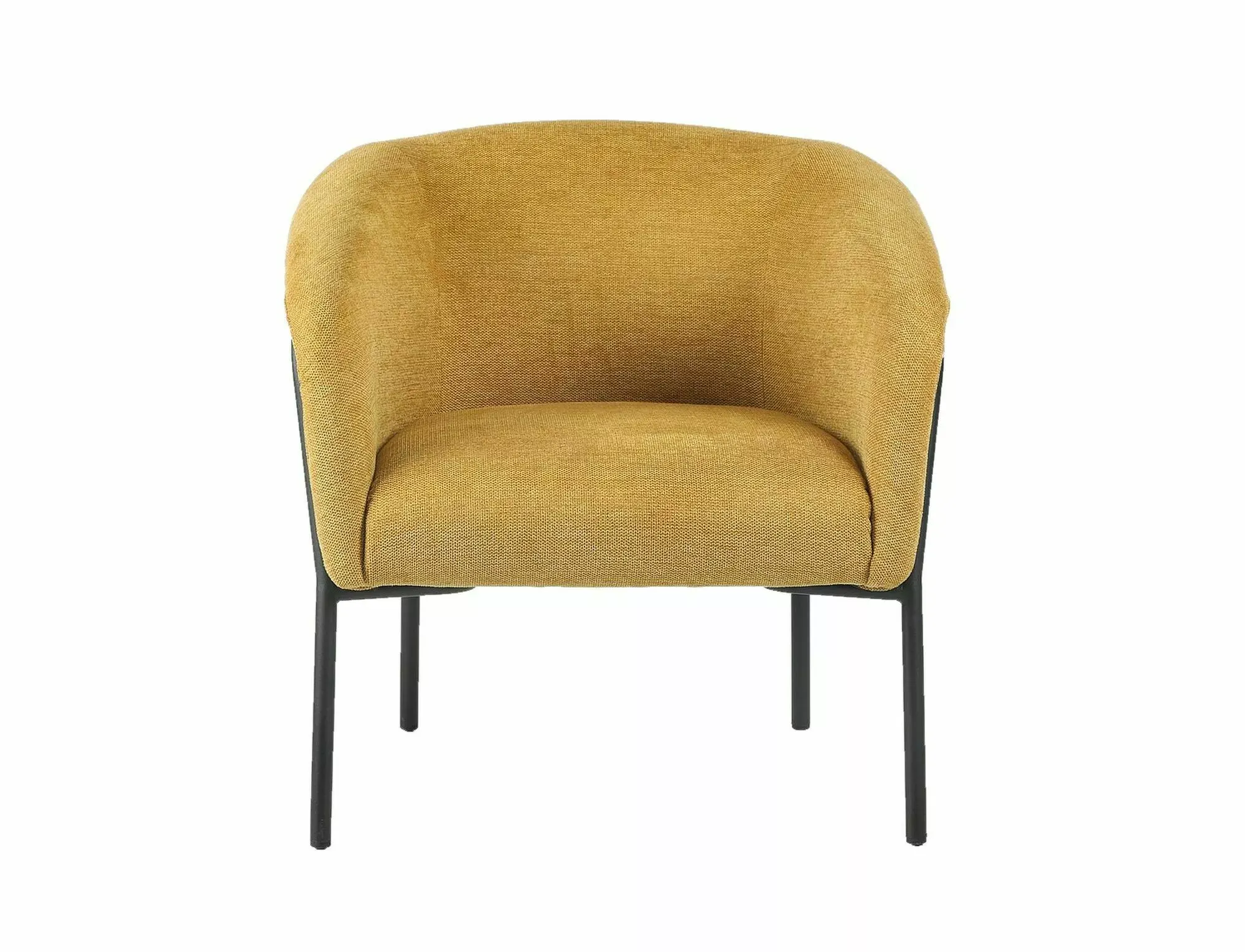 Fotel CLOVER BREGO 68 curry czarny stelaż - CLOVERBRCCU