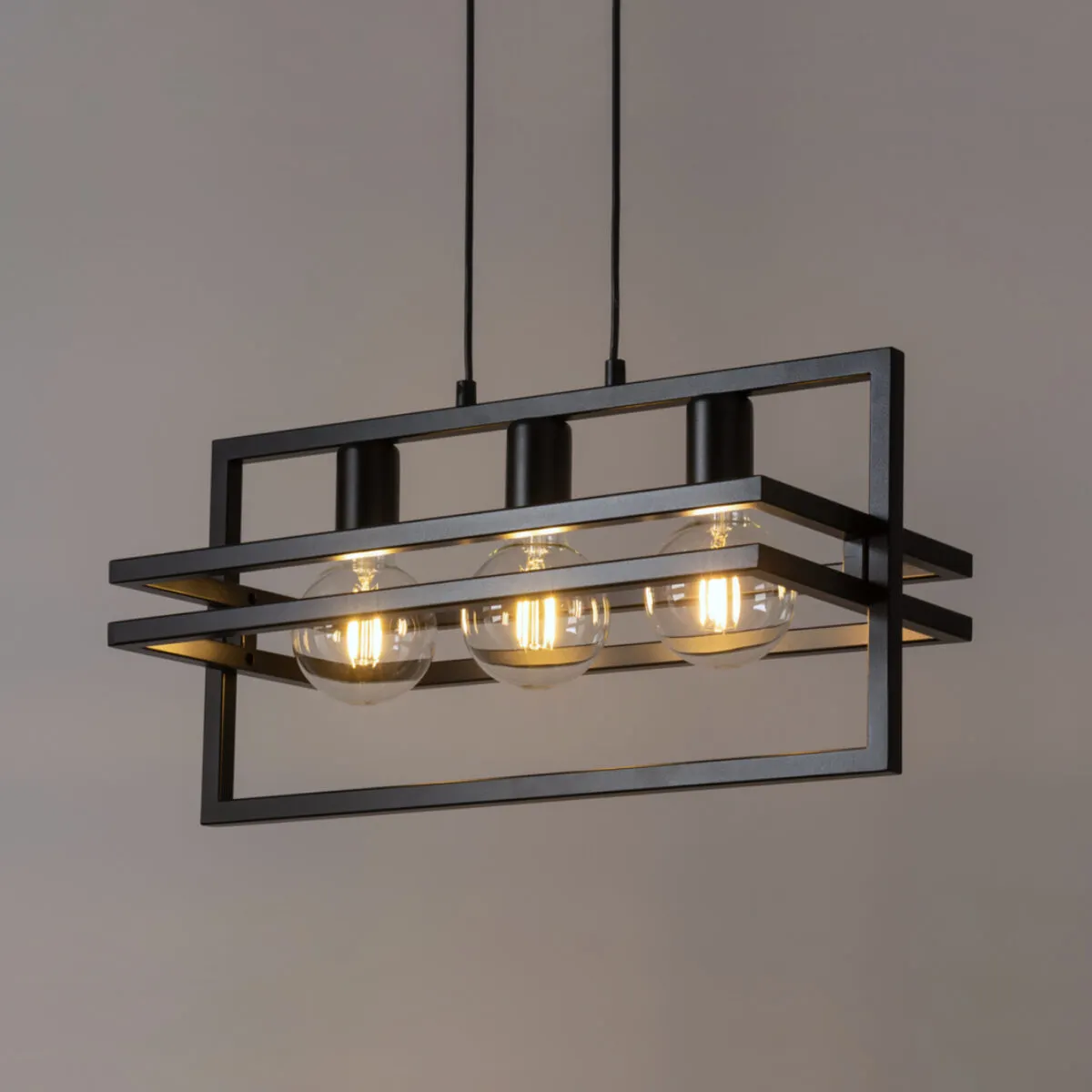 Lampa wisząca MERCI 3 czarna - SI_32394