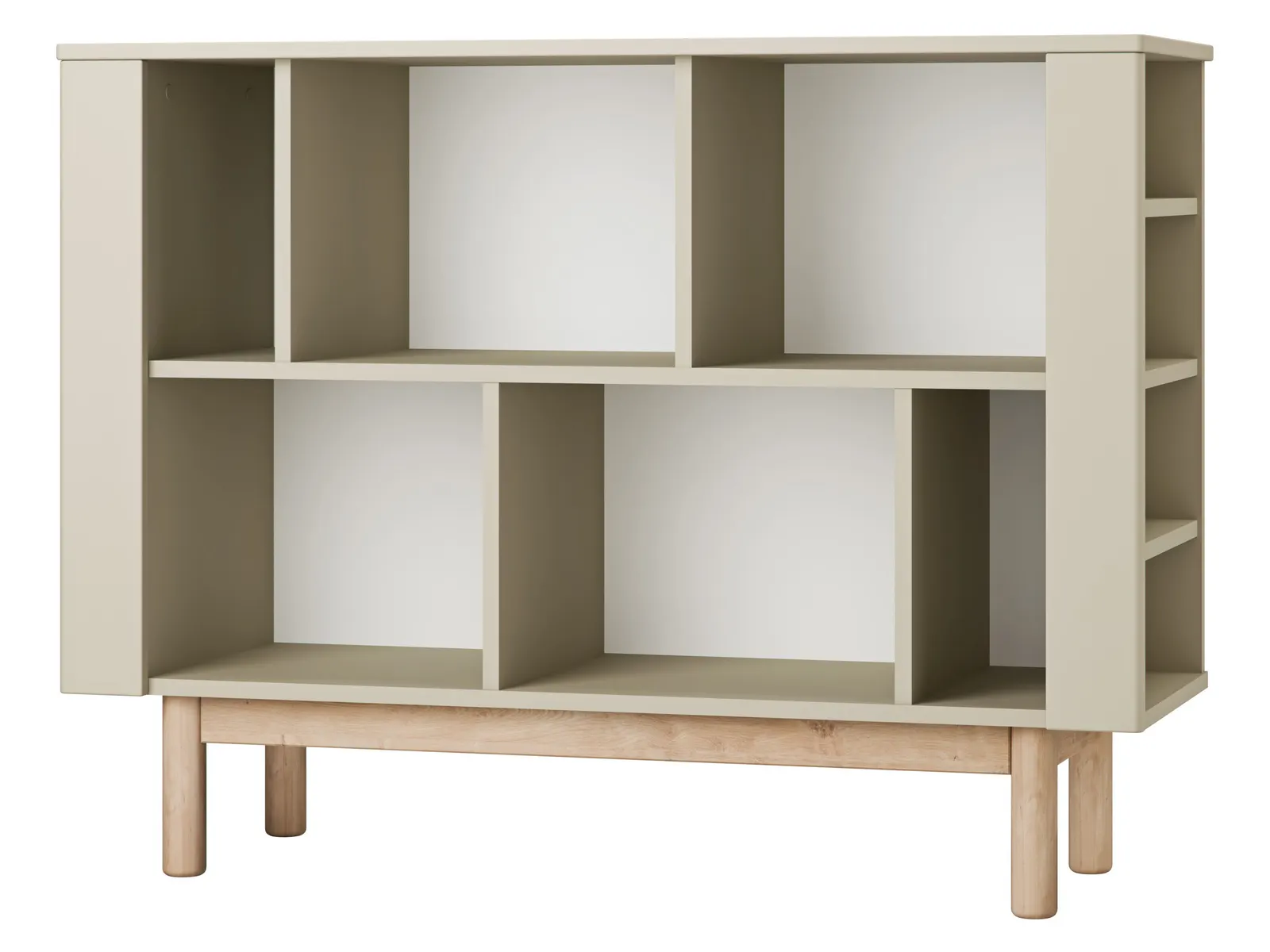 Regał niski MILOO 120x90 beżowy