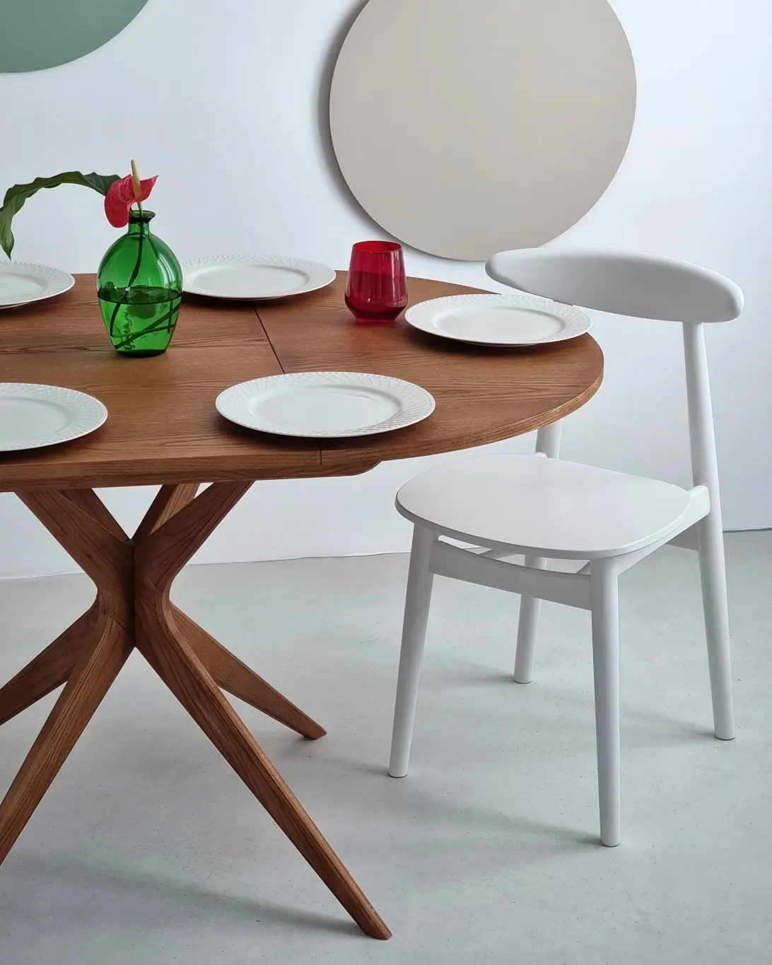 Stół rozkładany JUBI 90x90-130cm dąb - NRGBTJ_OAK_E