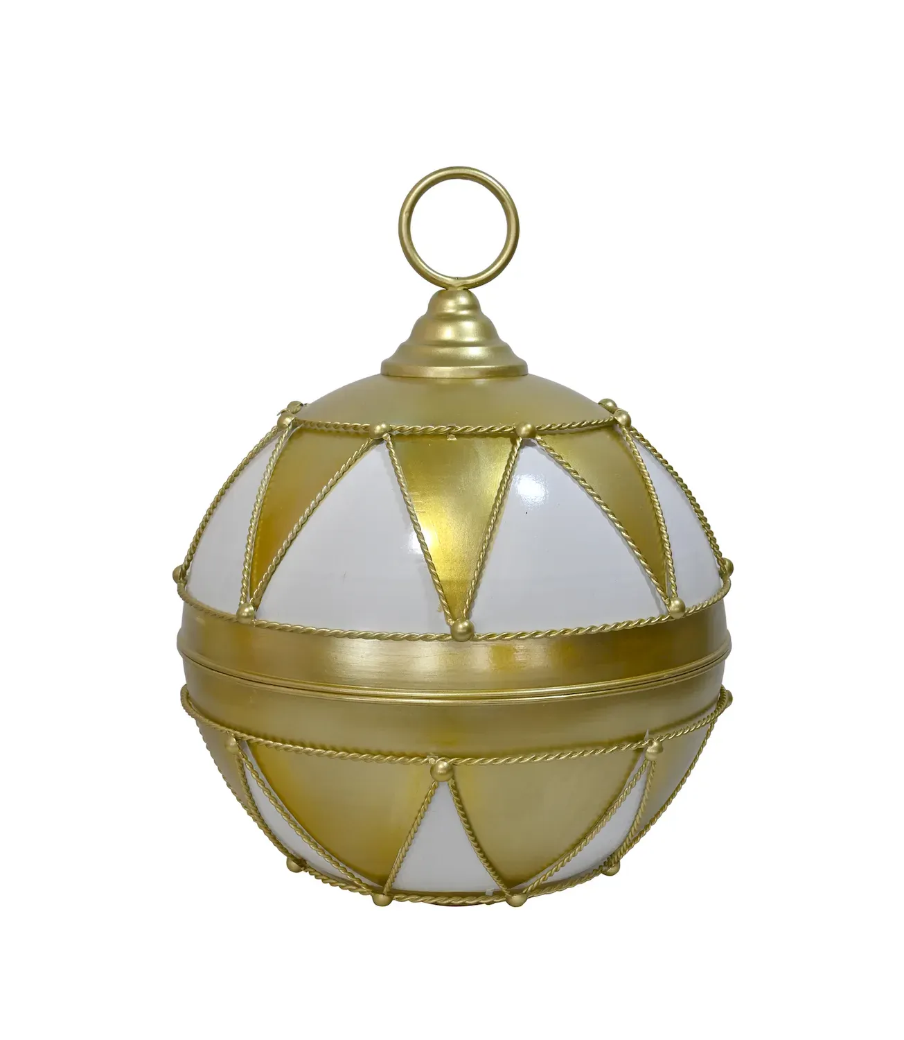 Dzwonek metalowy DUŻY 1658 złoto-biały Dzwonek metalowy DUŻY 1658 złoto-biały