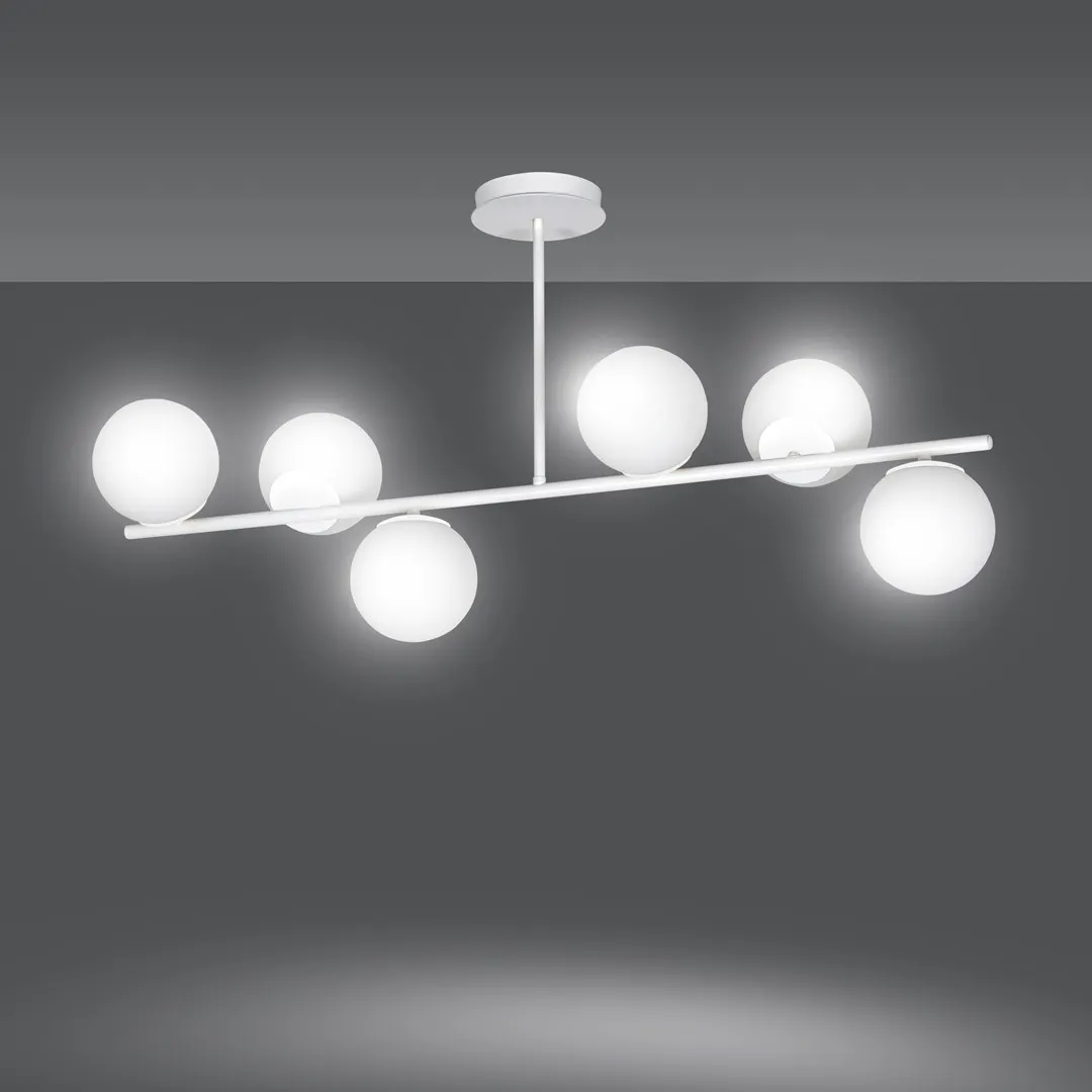 Lampa wisząca BIOR 6 biała — zdjęcie 3