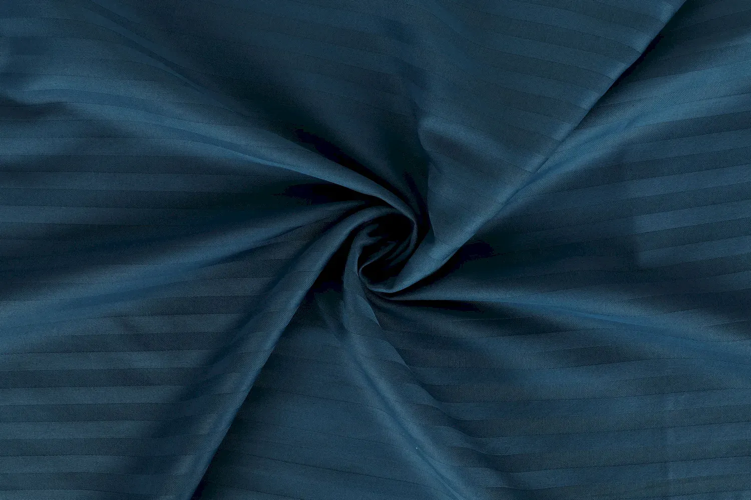 Komplet pościeli satynowej STRIPE 135x200 poszewka 80x80 niebieski