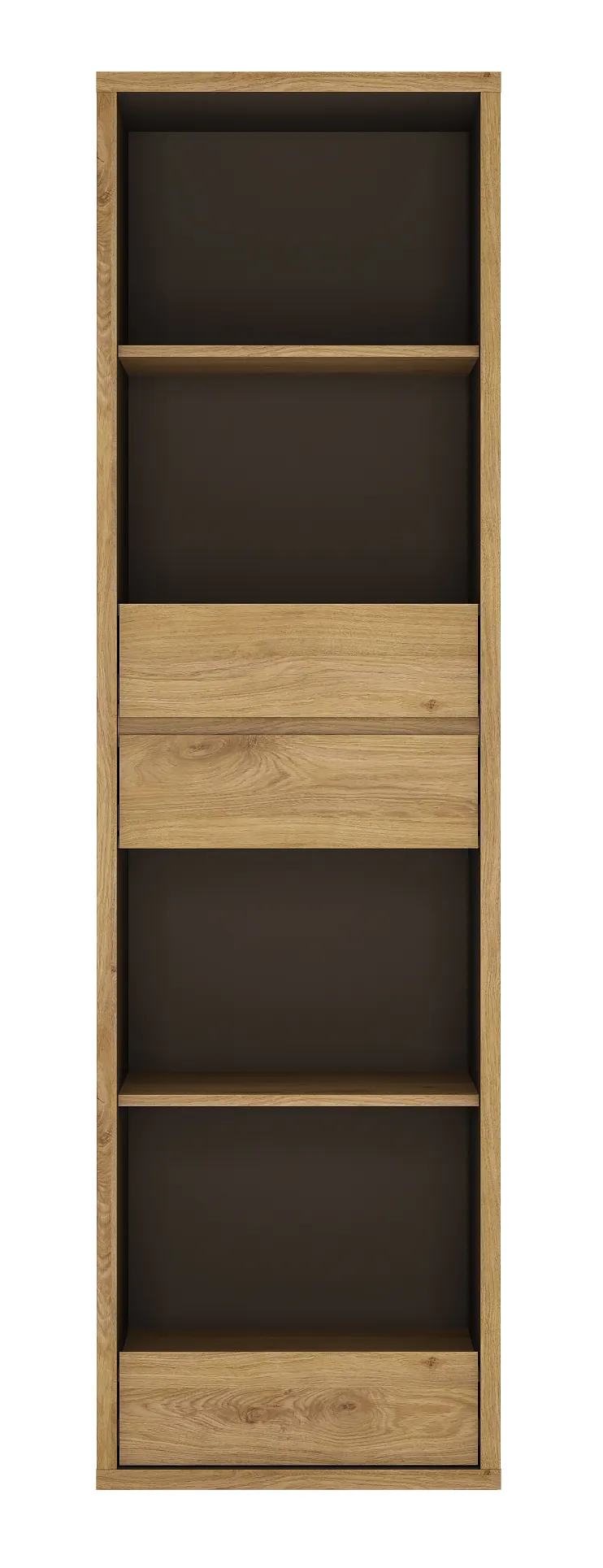 Regał z 3 szufladami SHETLAND TYP 11 Dąb Shetland, Szary