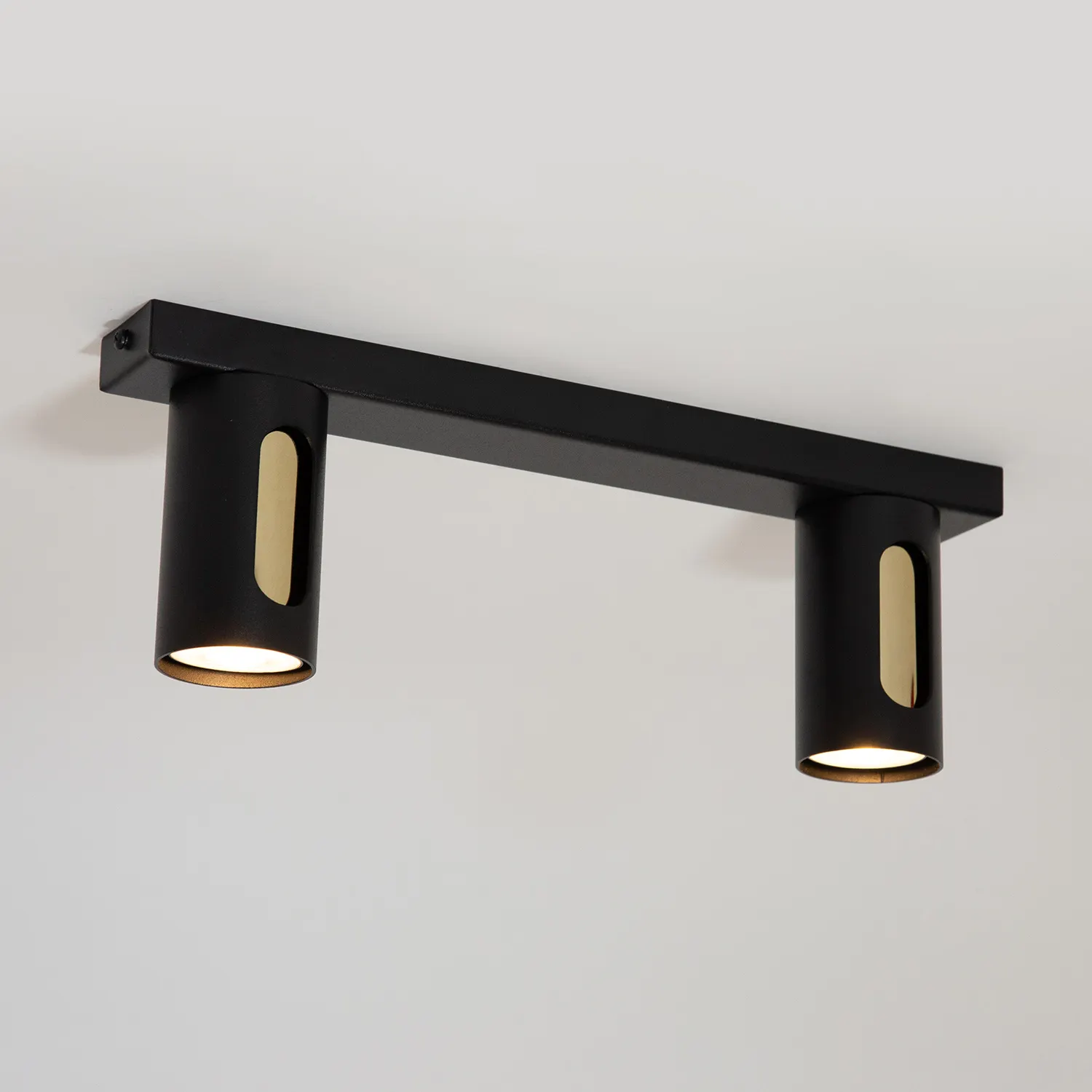 Plafon stalowy FLOW 2 czarny złoty - SI_41217