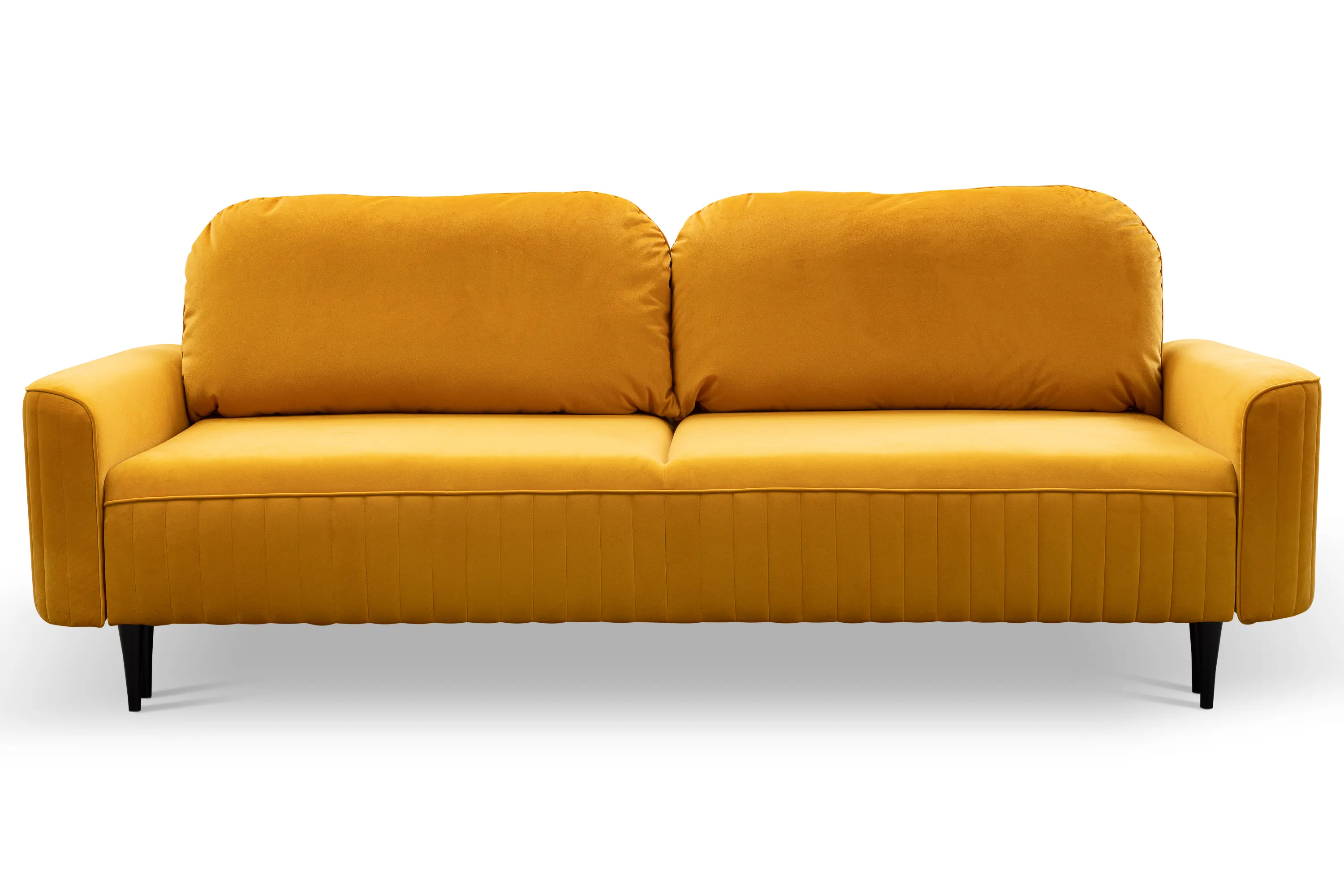 Sofa rozkładana z pojemnikiem VENA VELLUTO 244 cm musztardowa - VENA_SO_VELLUTO8