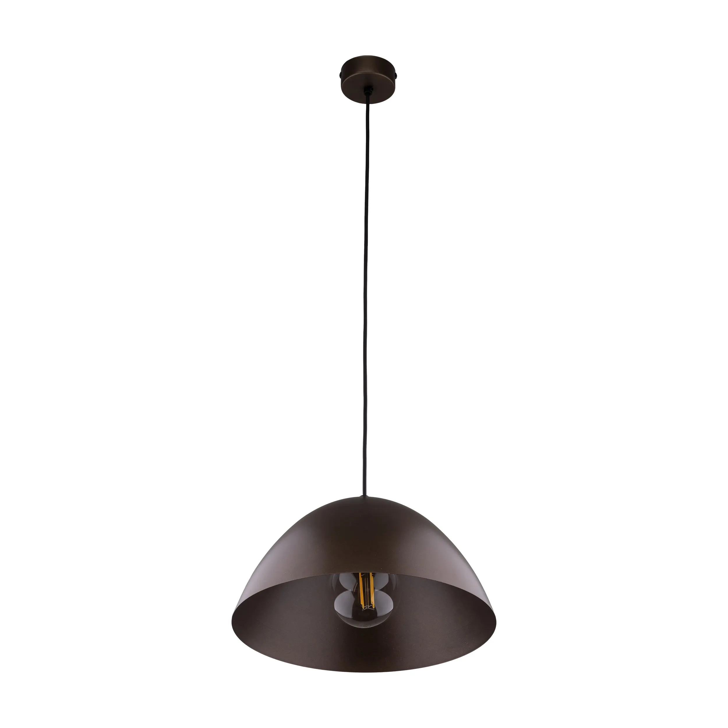 Lampa wisząca FARO brązowa 165x34cm - TK_4332