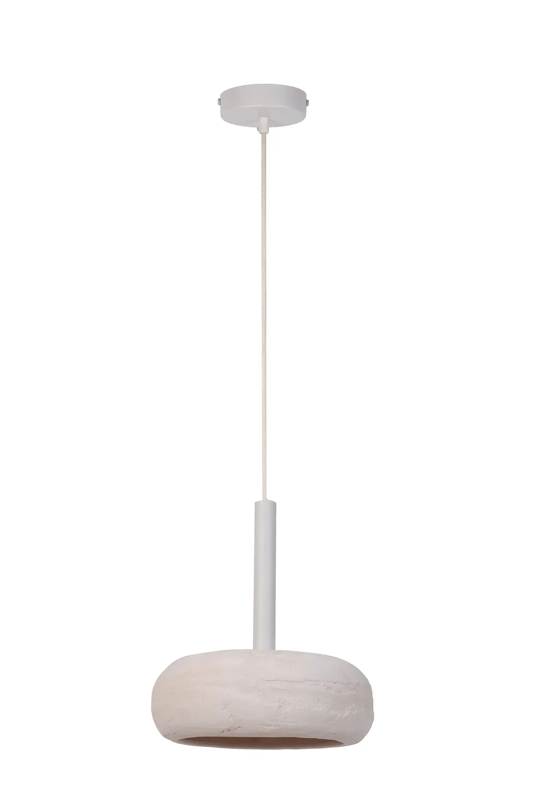 Lampa wisząca OTTO M 1 ceramiczny klosz beżowa Lampa