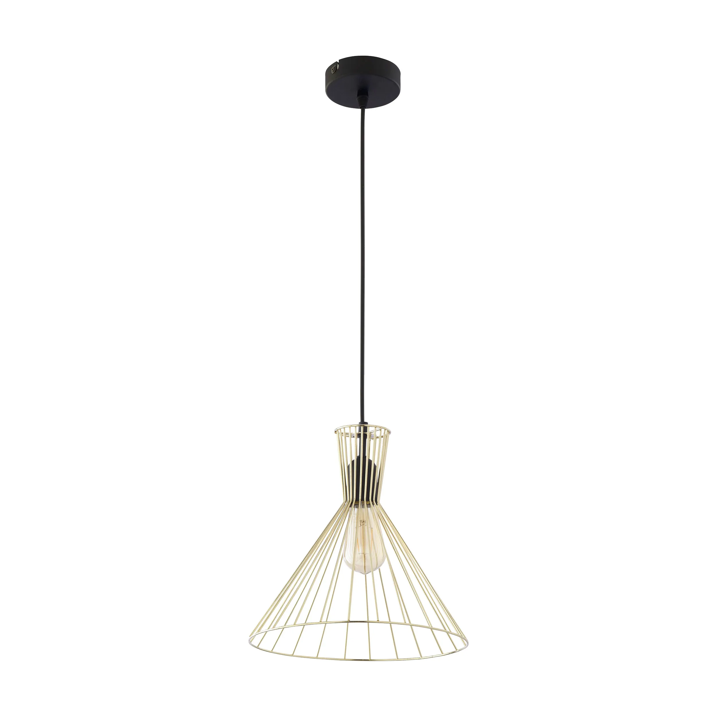 Lampa wisząca SAHARA czarna złota 175x30cm