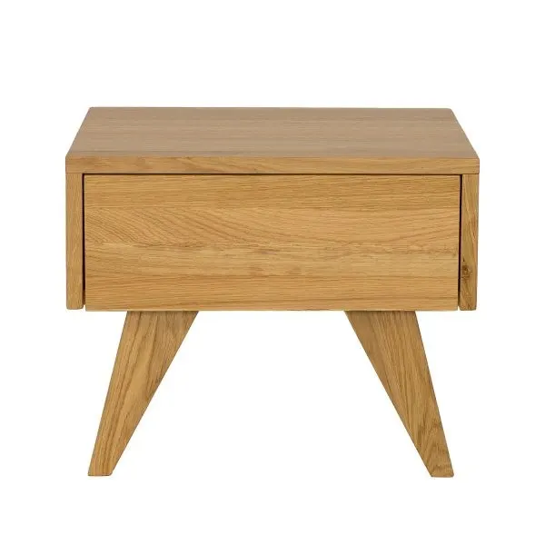 Szafka nocna bukowa SN402 Naturalny DREWMAX