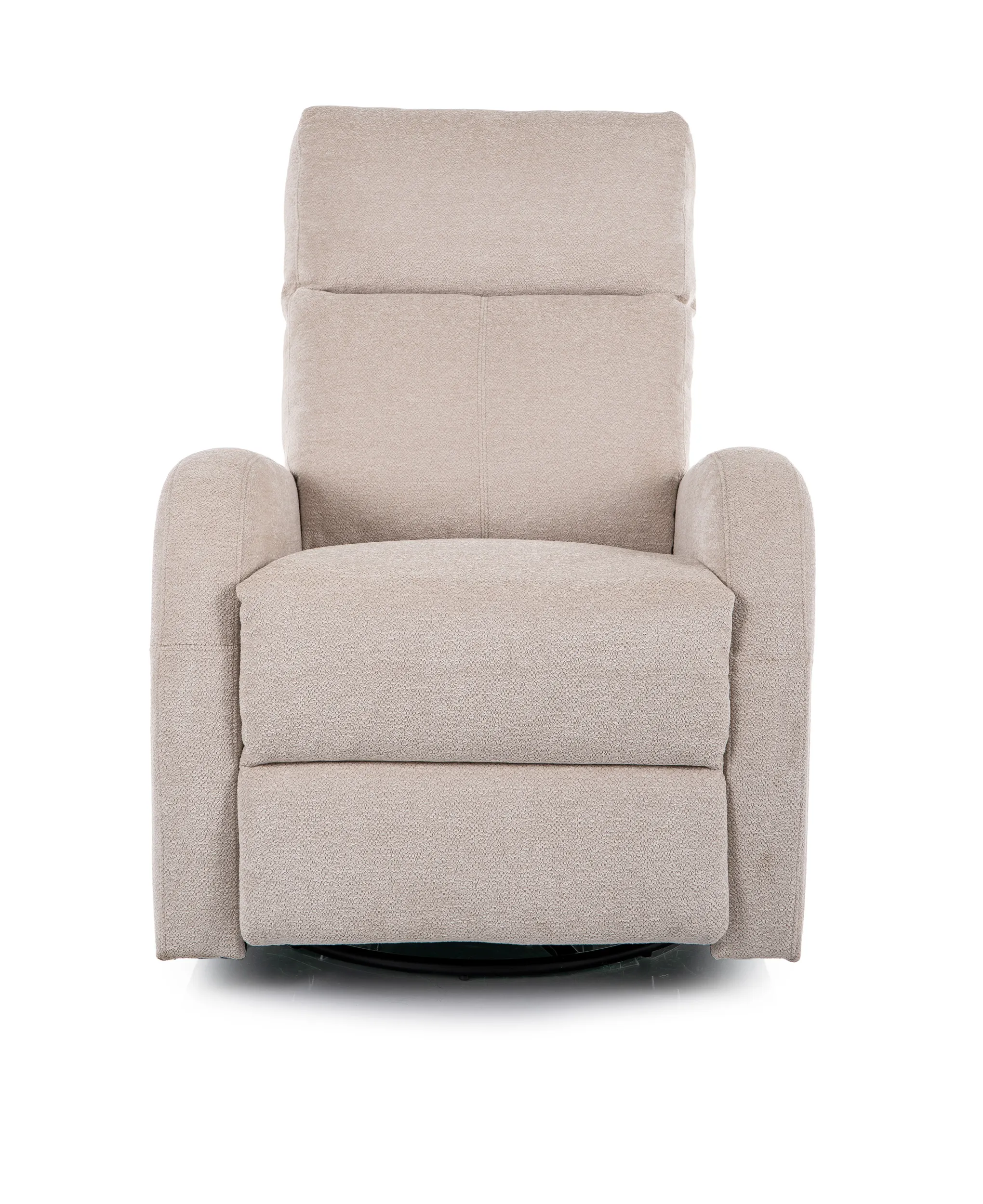 Fotel rozkładany obrotowy OLIMP RAVEN funkcja kołysania beżowy - OLIMPRABE24