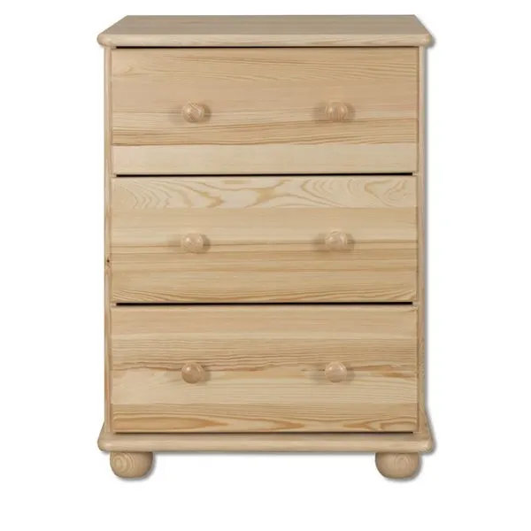 39233-niska-szafka-komoda-z-szufladami-drewniana-55x78-cm-drewmax-kd107 KD108 komoda S40 W78 G47 sosna orzech DREWMAX