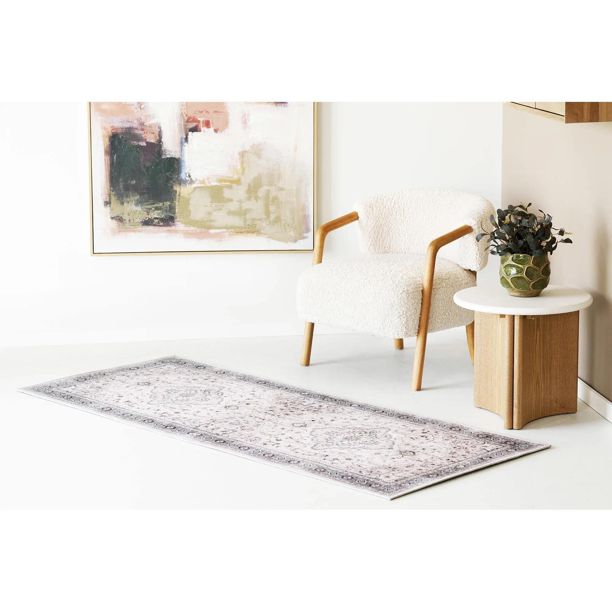 Chodnik HAVANA 80x200 beżowy niebieski — zdjęcie 3