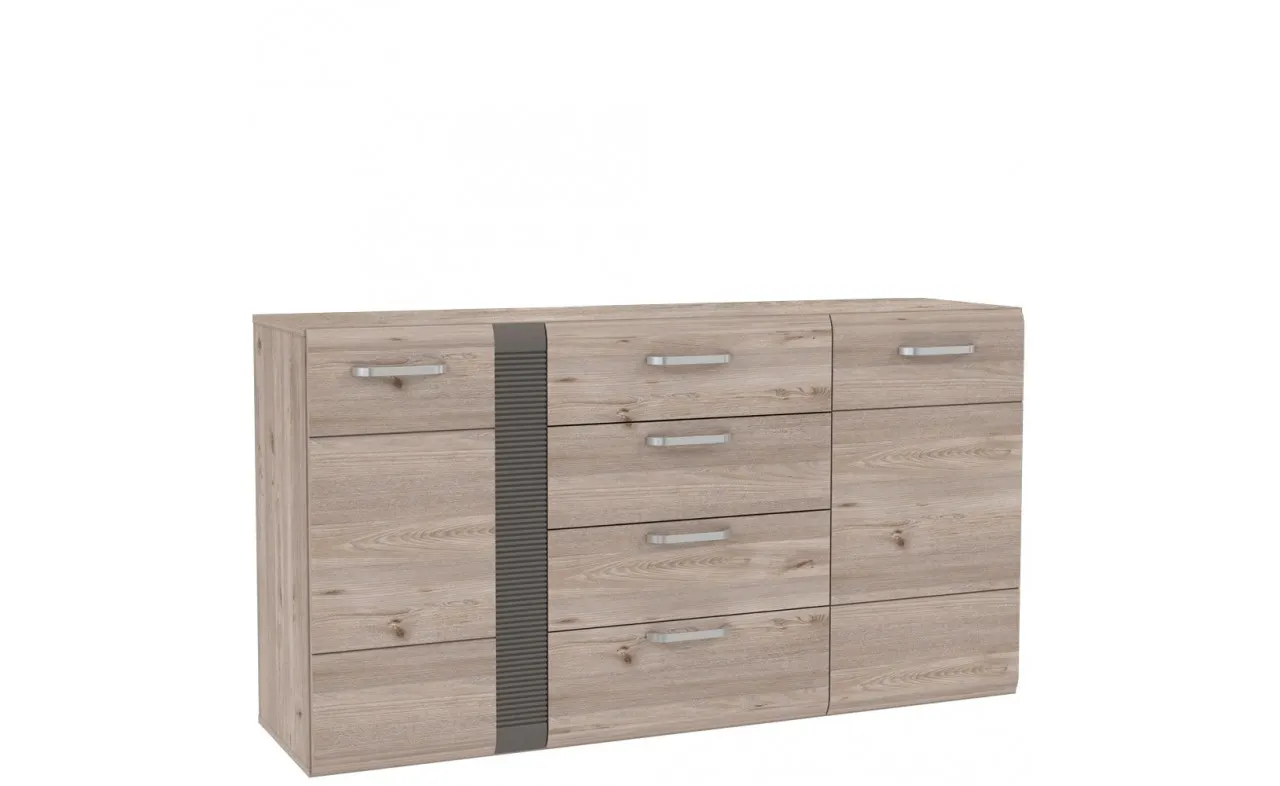Komoda 2-drzwiowa LOCARNO z szufladami dąb nelson Komoda 2-drzwiowa LOCARNO z szufladami dąb nelson