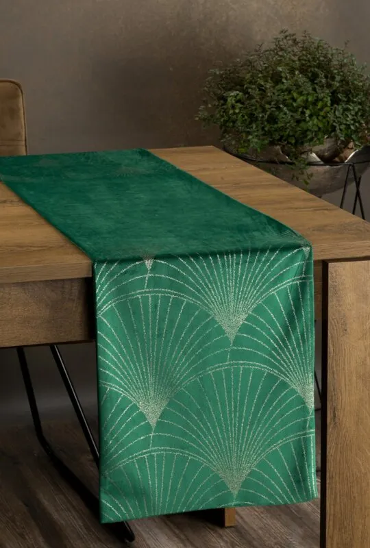 OBRUS BLINK 14 35 X 140 CM CIEMNOZIELONY OBRUS BLINK 14 35 X 140 CM CIEMNOZIELONY