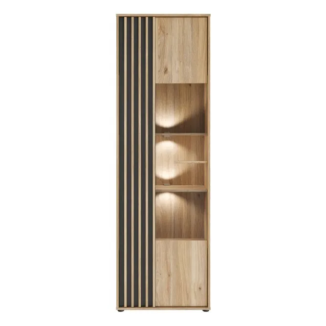 cabinet, storage, wood, lighting, open shelf