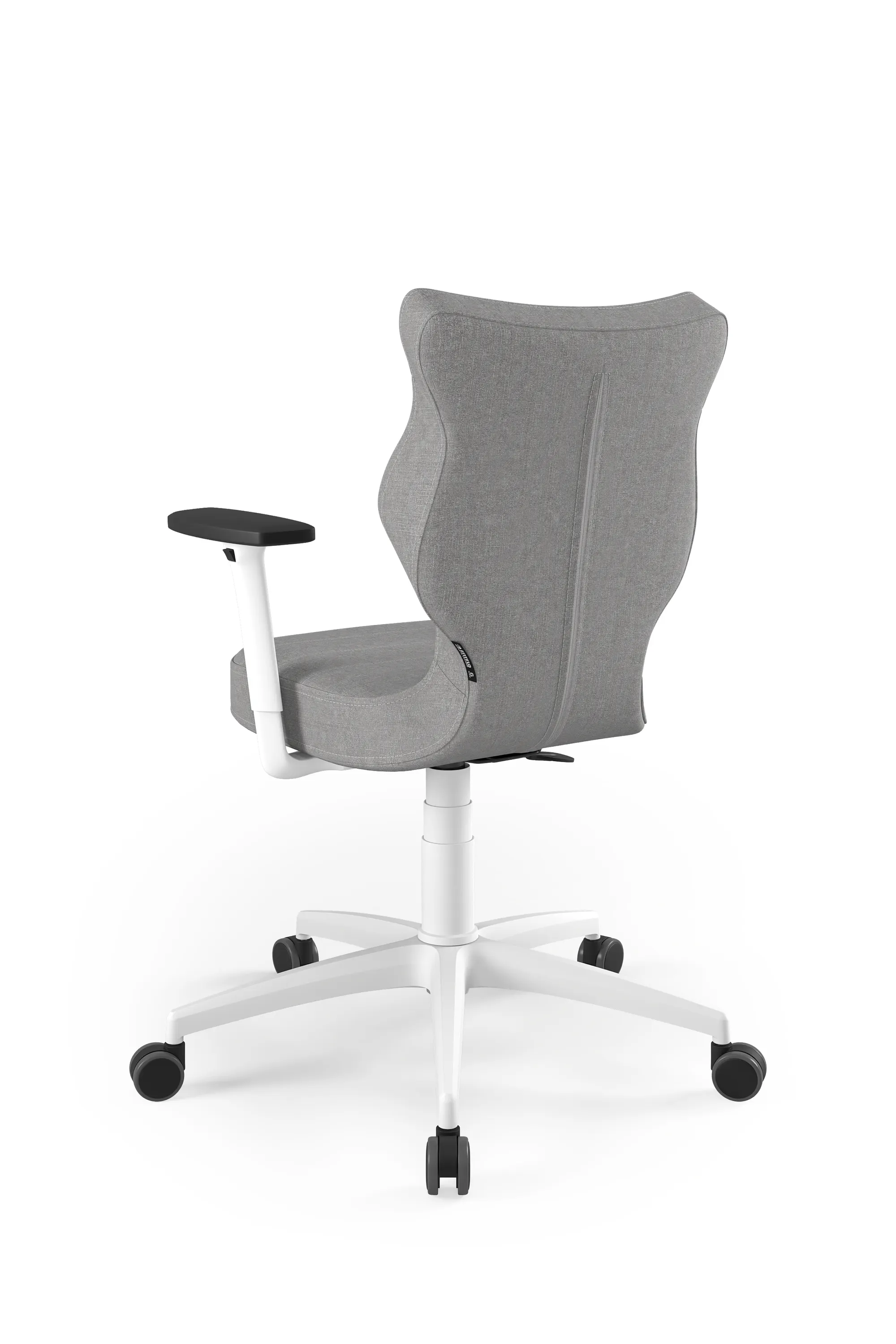 Krzesło obrotowe Perto Plus biały Palladium 03 rozmiar 6 - PB-K-6-A-B-PD03