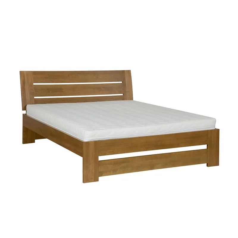 Łóżko bukowe LK192 Rustikal 120x200 DREWMAX Łóżko bukowe LK192 Rustikal 120x200 DREWMAX