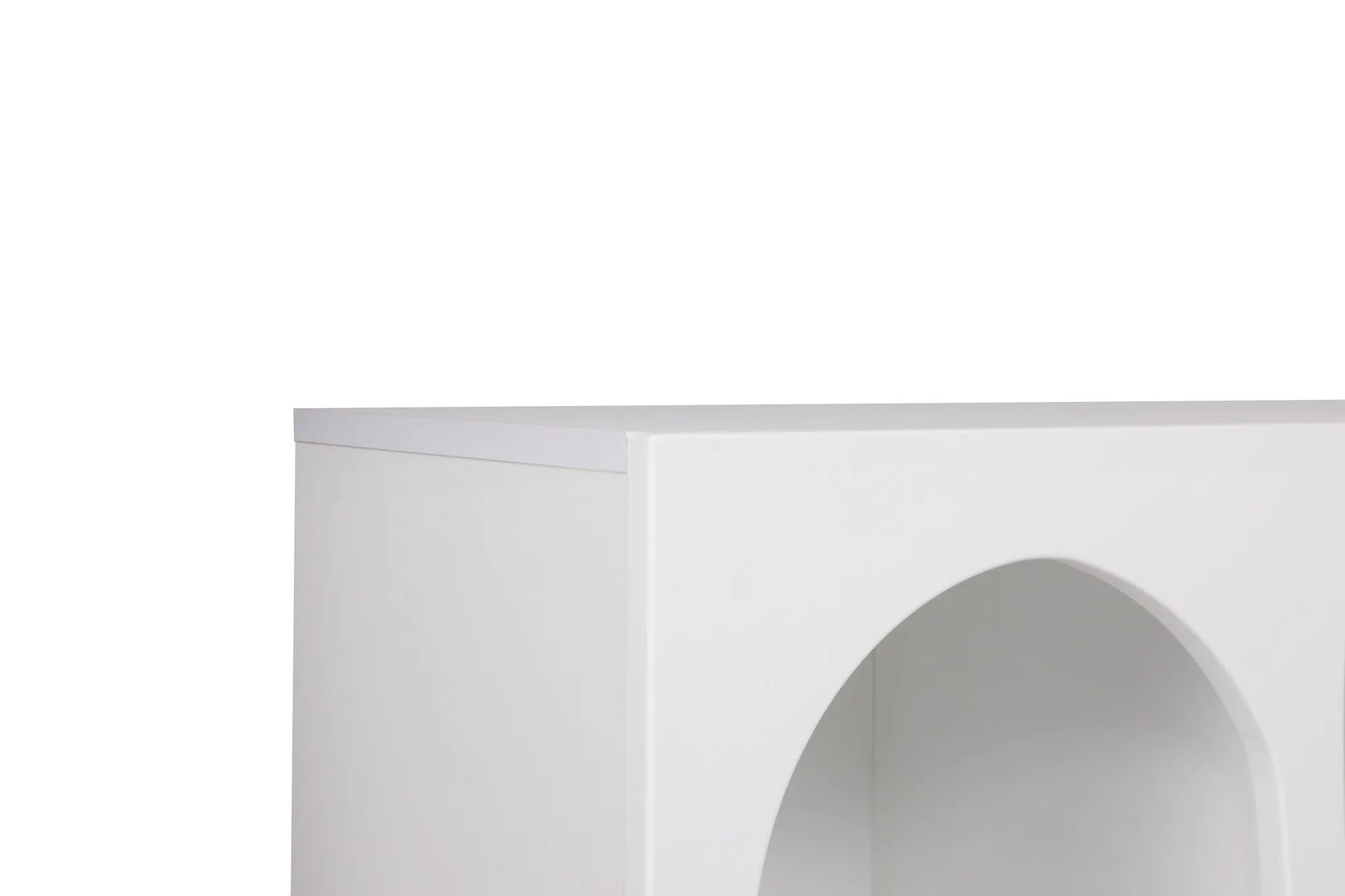 Regał z przegrodami LIVA 120 cm biały - ASI_125GLN1220