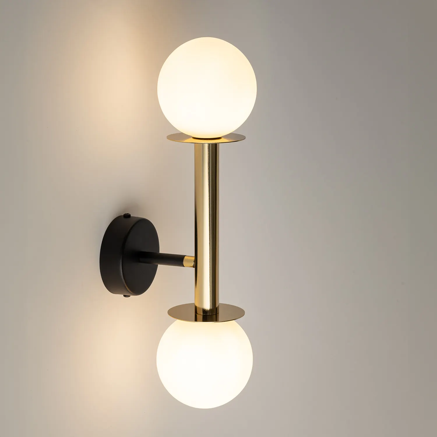 Kinkiet DAISY 2 biało-złoty - SI_40774