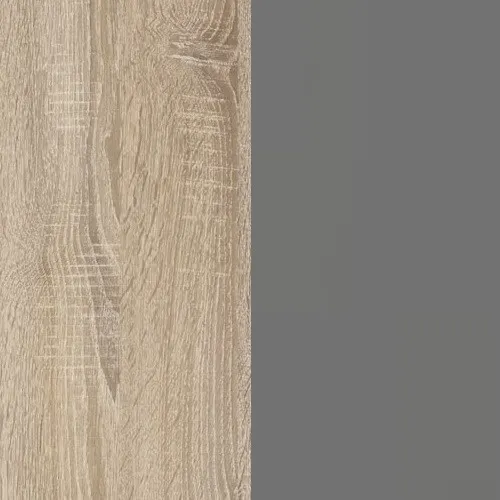 Szafka nocna z szufladami YOOP 44x54 dąb sonoma szara - YPK02-Q41