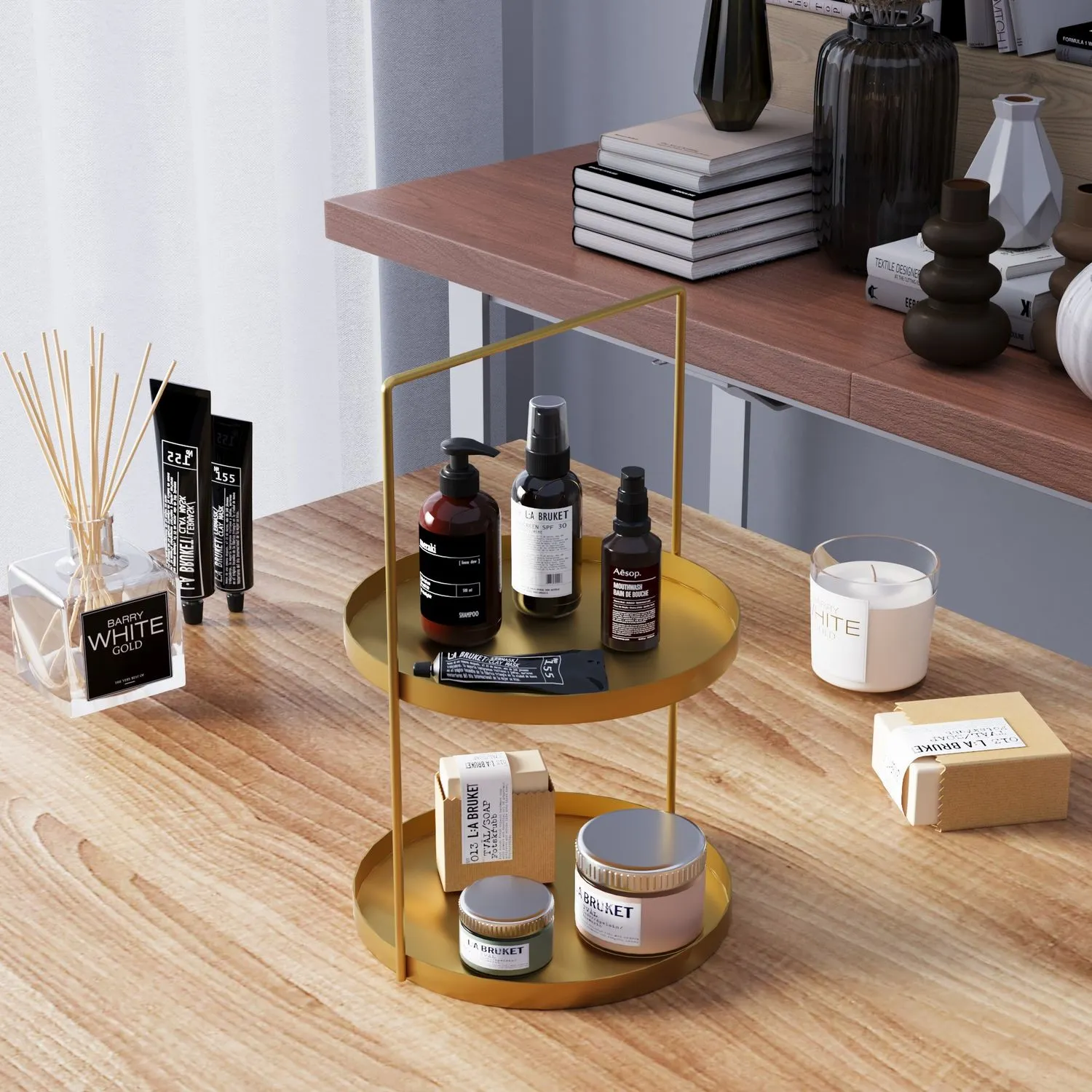 Metalowa ozdoba TILOS B złota - ASI_247HFM1120