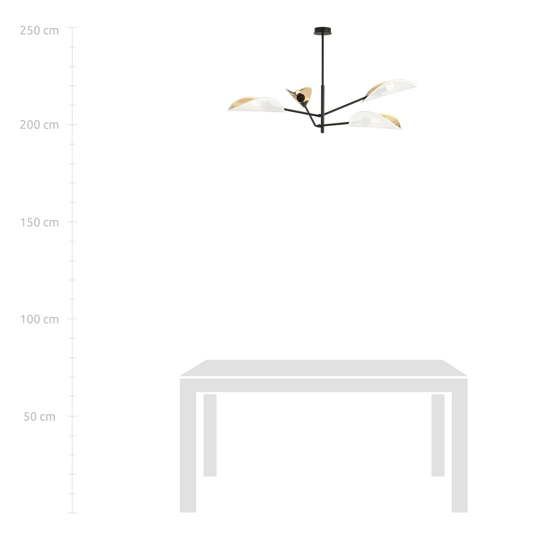 Lampa sufitowa VENE Czarny 1159/4 - 1159/4