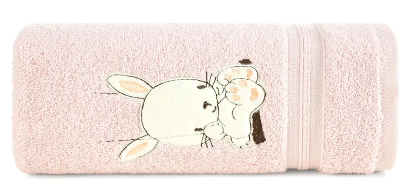 RĘCZNIK DZIECIĘCY BABY64 50 X 90 CM RÓŻOWY