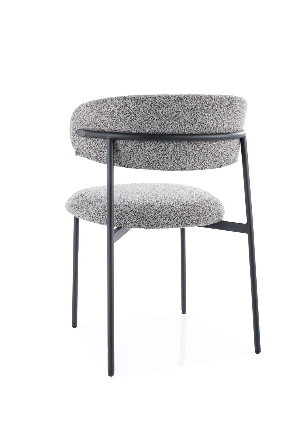 Krzesło ELTON szare TAP.232, czarny stelaż - ELTONCSZ