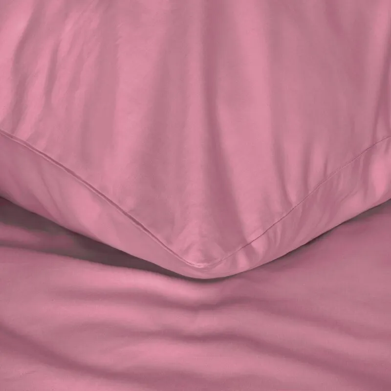 Komplet pościeli satynowej NOVA3 180 X 200 cm Różowy - EU_366371