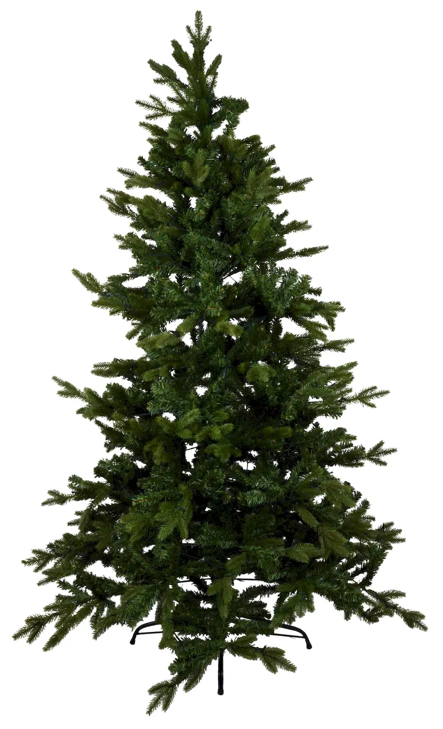 Sztuczna choinka z lampkami ledowymi 180 cm zielona