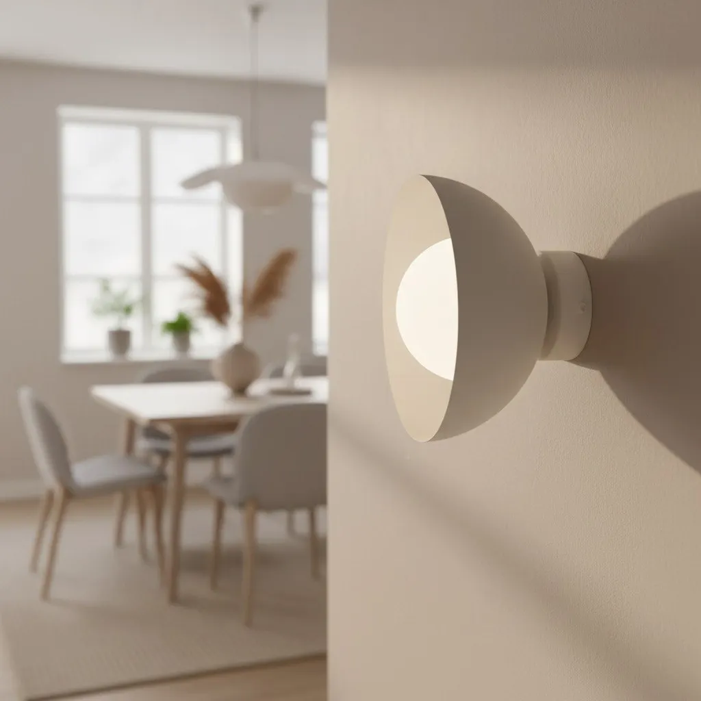 Kinkiet metalowy BIBI K1 biały - 1545/K1