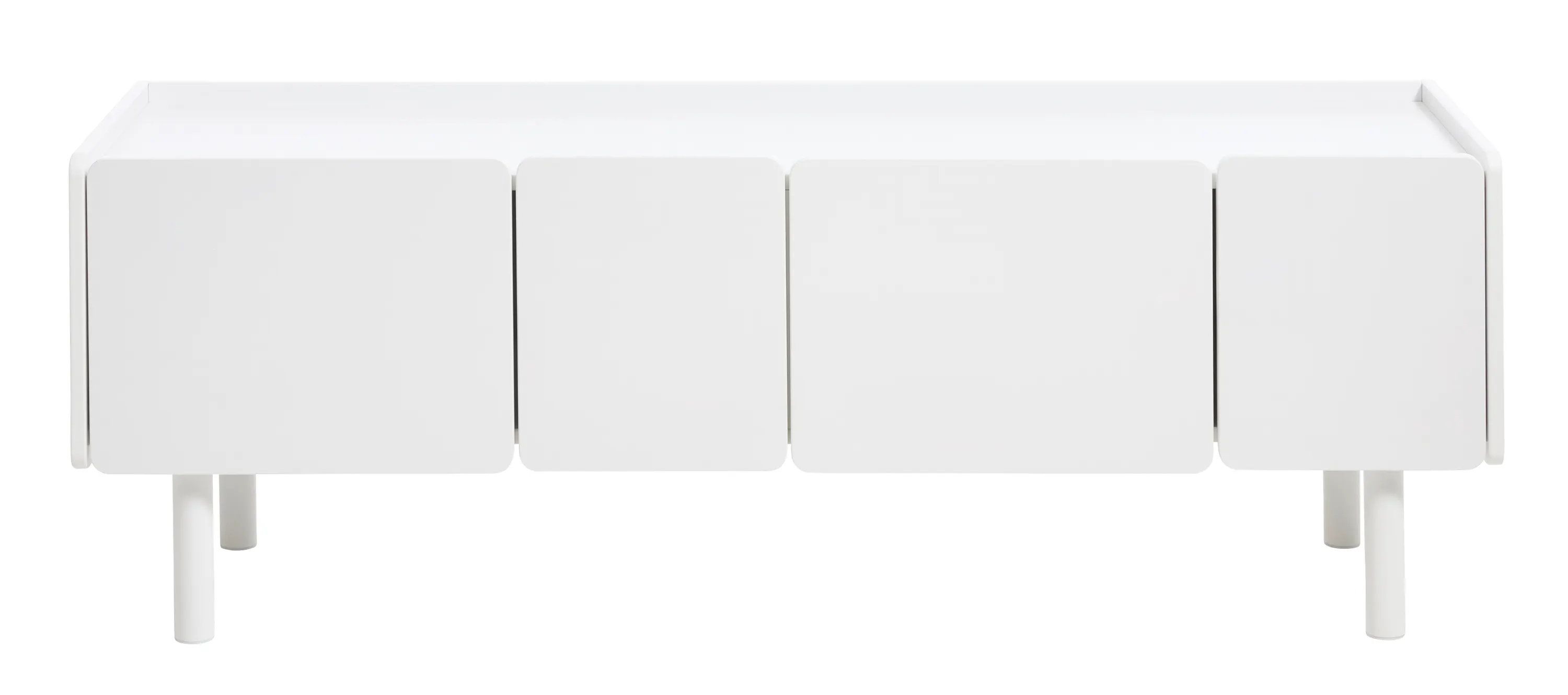 Komoda RTV 4-drzwiowa BERA 160 cm biała