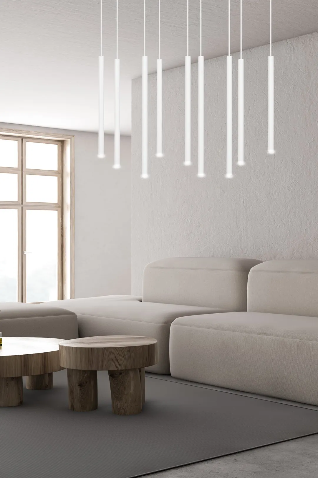 Lampa wisząca SELTER 9 biała — zdjęcie 7