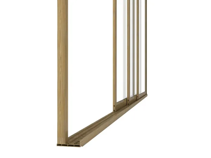 Drzwi przesuwne szklane LUXE 270x218cm do 3m drewno v2 - MI_5905610251598