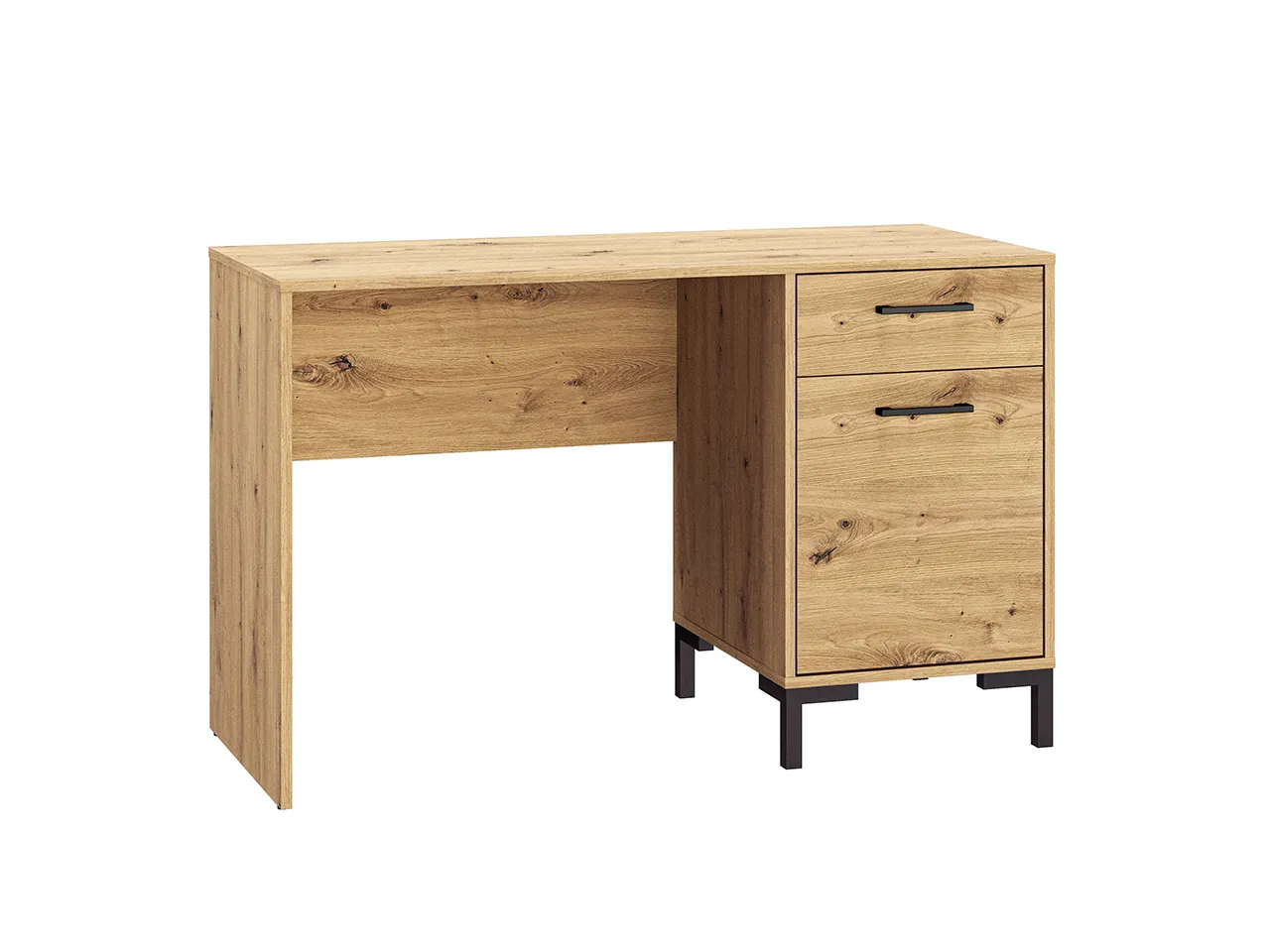 Biurko z szafką i szufladą NEVIO 23 dąb artisan