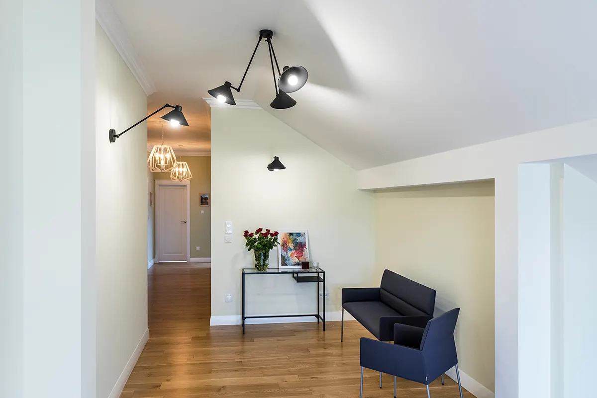 Lampa wisząca ALTEA metalowa czarna regulowana 133x70cm - 1452