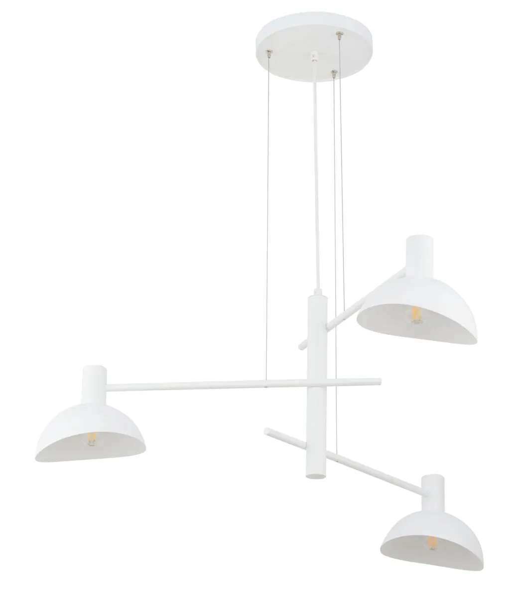 Lampa wisząca ARTIS 3 biała