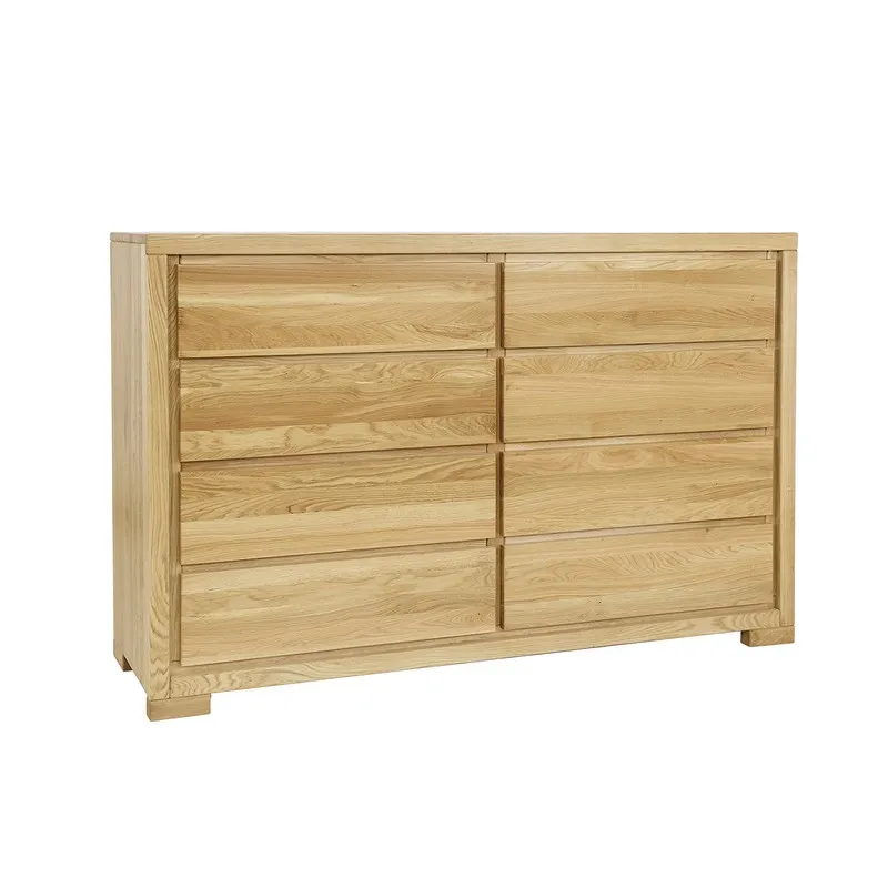 Komoda dębowa KD356 Naturalny DREWMAX