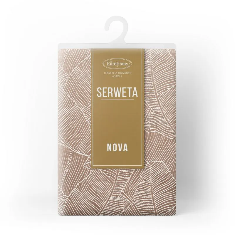 OBRUS ISLA 85 X 85 CM CIEMNOBEŻOWY - EU_440381