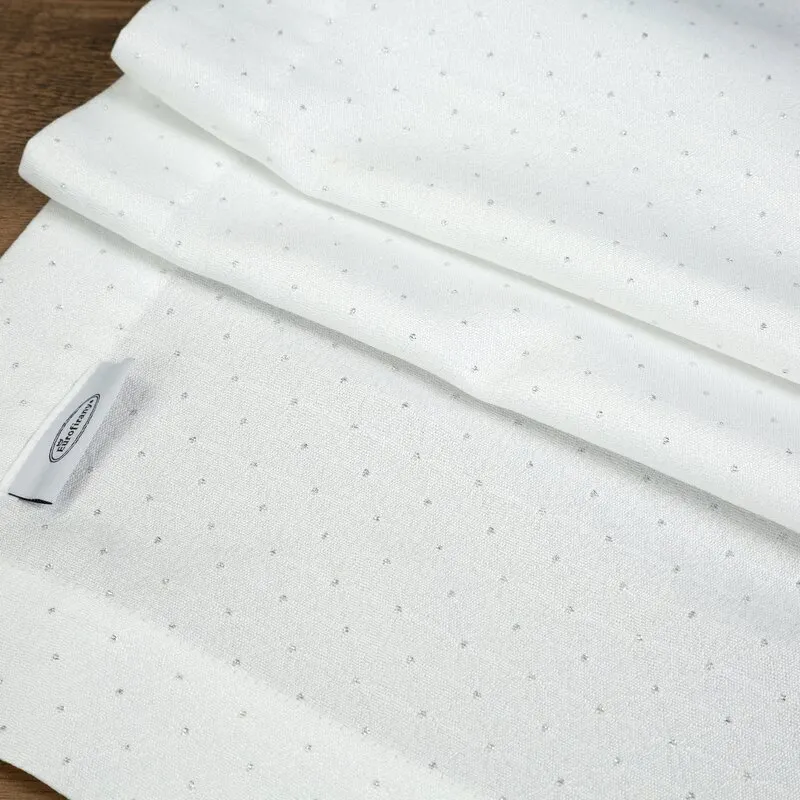 OBRUS ELLEN 140 X 220 CM BIAŁY - EU_391218