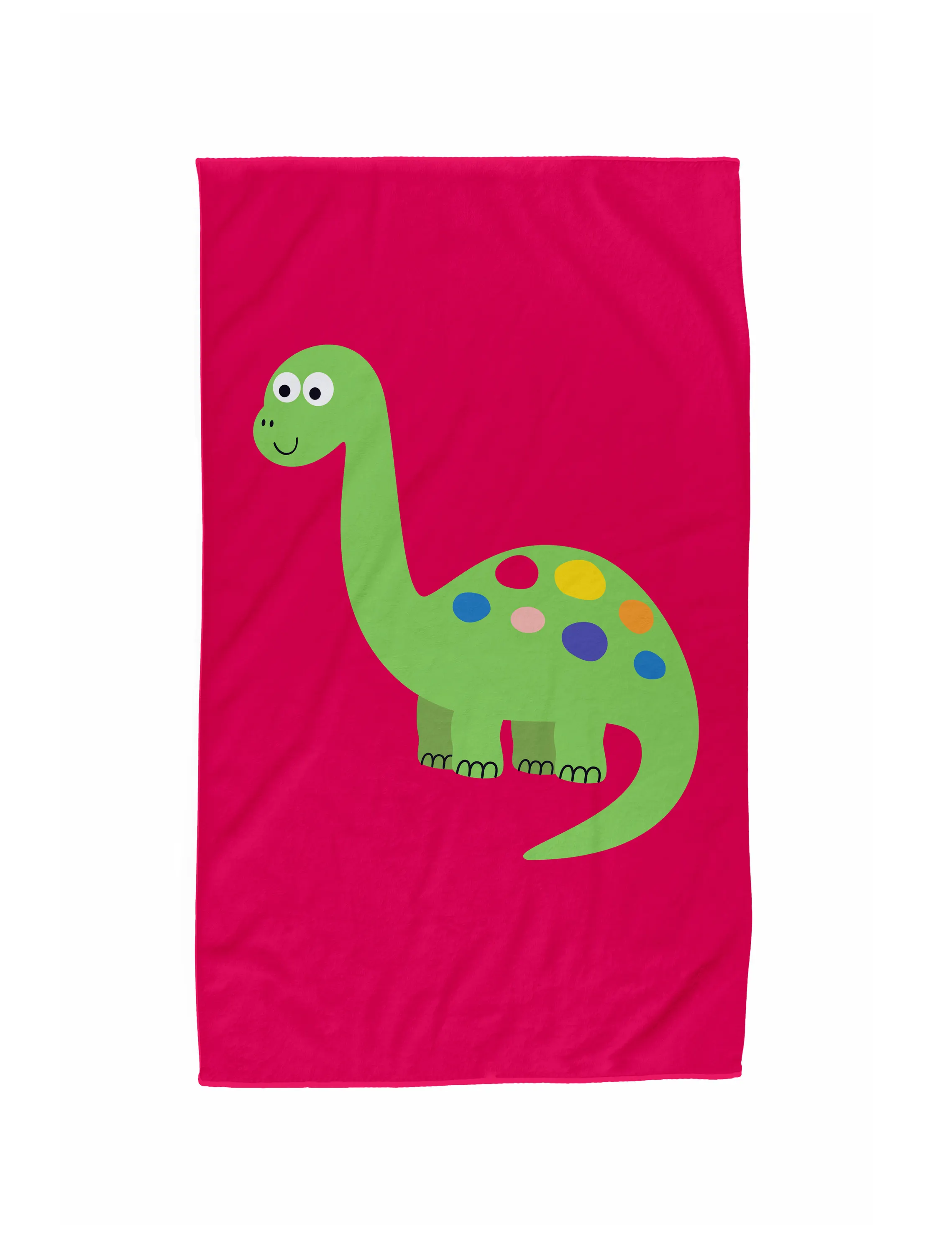 Ręcznik dla dziecka ZWIERZAKI 014 DINOZAUR 30x50 gramatura 350 czerwony