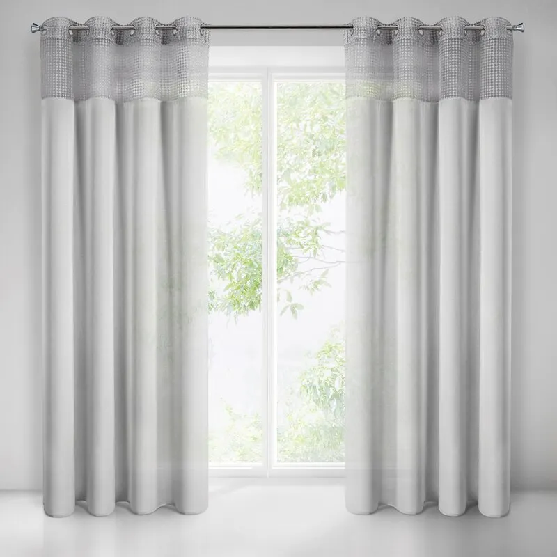 FIRANA GOTOWA GRACE 135X250 CM SZARY FIRANA GOTOWA GRACE 135X250 CM SZARY