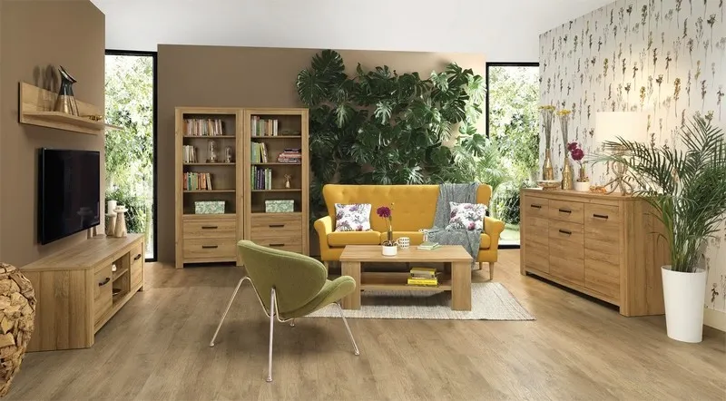 Szafka RTV HAVANNA dąb postarzany HVNT131 FORTE - HVNT131-D67